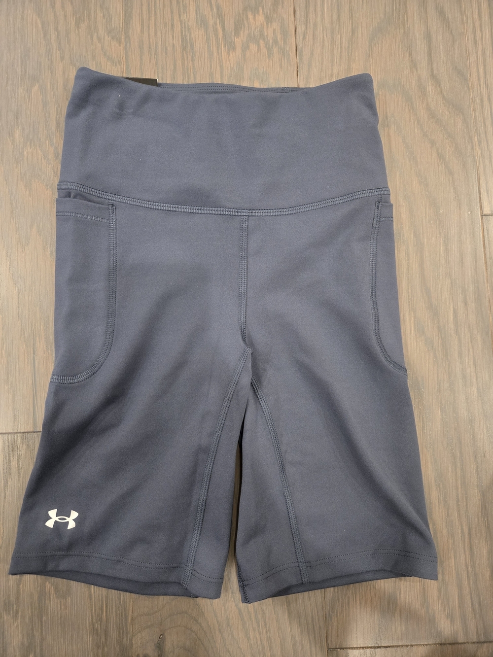 Under Armour Women's High-Waist Performance Shorts - Navy